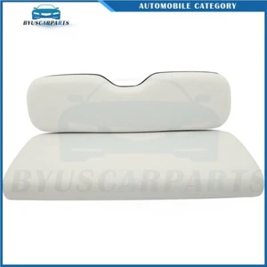 White Golf Cart Cushion Rear Seat Kit For Madjax Genesis 150/250/300 seats & GTW - Picture 1 of 9