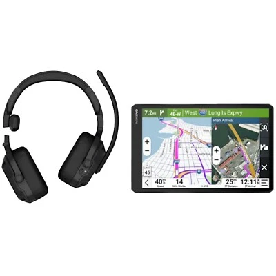 Garmin 010-02926-00 dēzl OTR1020 10" GPS Truck Navigator with dēzl Headset 210 - Image 1 of 4