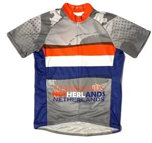 Scudopro Cycling Jersey Country Flag Edition 'Netherlands' Size Medium Polyester - Picture 1 of 7