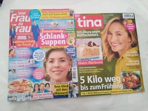 Zeitschrift 2 Hefte Tina und Von Frau zu Frau NEU ungelesen - Bild 1 von 1