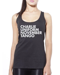 Charlie Uniform November Tango Damen Weste Tank Top - Bild 1 von 4