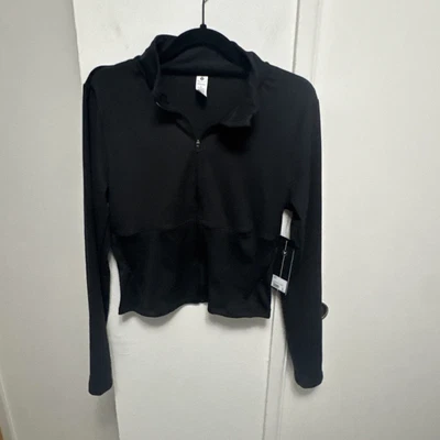 Chaqueta elástica activa Velocity para mujer talla L cremallera completa negra manga larga nueva con etiquetas Foto 1 de 4
