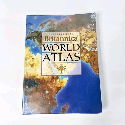 Encyclopaedia Britannica World Atlas (2006, XL Paperback) Illustrated Covered - Image 1 of 4