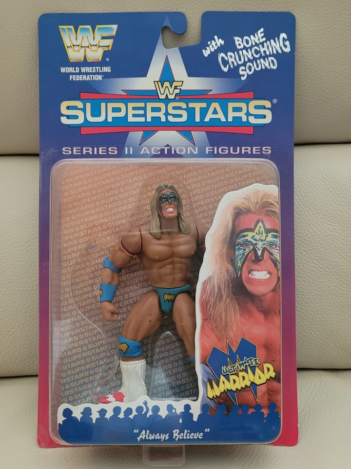 WWF Superstars Series 2 Ultimate Warrior Action Figure 1996 Jakks Pacific WWE