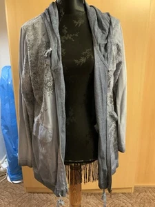 TREDY Tunika Jacke Cardigan 42 44 46 tolle Details hellblau - Bild 1 von 14