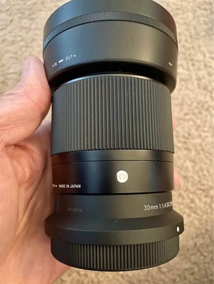 Sigma 30 мм 1.4 nikon Z F/Z30 Z50 и более новом состоянии - Изображение 1 из 4