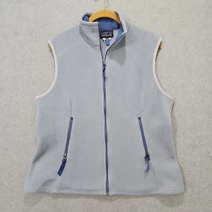 Patagonia Synchilla Vest Full Zip Women's L Lavender Fleece Outdoor Hiking - Picture 1 of 10