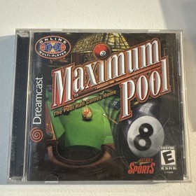SEGA DREAMCAST MAXIMUM POOL BILLIARDS GAME