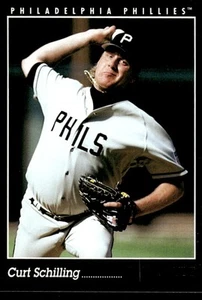 1993 Pinnacle Curt Schilling Philadelphia Phillies #402 - Picture 1 of 2