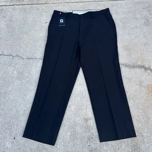 New FootJoy Golf Chino Pants Men's 40x30 Black Performance Stretch NWT Casual - Picture 1 of 17