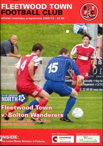 Fleetwood Town v Bolton Wanderers 03/08/09 Friendly - Picture 1 of 2