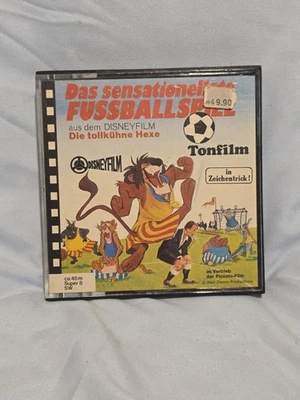 Super 8 Film "Das Sensationellste Fussballspiel" in Cover Disneyfilm Ton Sw - Bild 1 von 3