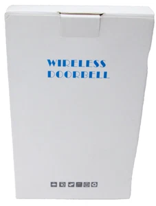 White Wireless Doorbell Chime Kit Plug-In Waterproof with 2 Chimes - Picture 1 of 4