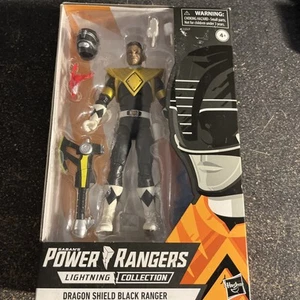 Figura de acción Hasbro Black Ranger Dragon Shield 6 pulgadas - E6049 - Imagen 1 de 4