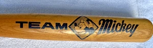 Vintage Team Mickey Mouse Louisville Sluggers Baseball Bat 30" Little League - Picture 1 of 13