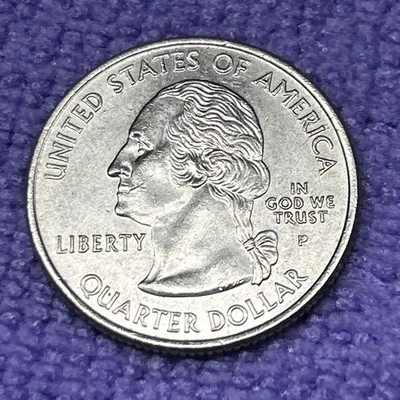 2004 P Michigan State Quarter Error on Obverse Washington’s Mouth   - Image 1 of 4