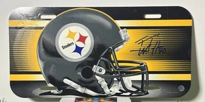Pittsburgh Steelers License Plate Signed By TJ Watt No COA - Picture 1 of 2