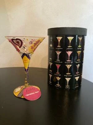 Vaso Martini "Birthday Girl" pintado a mano Lolita Love My Martini RETIRADO  Foto 1 de 4