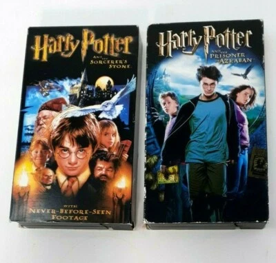 2-Harry Potter and the Prisoner of Azkaban & The Sorcerer Stone VHS 2002-04 - Image 1 of 4
