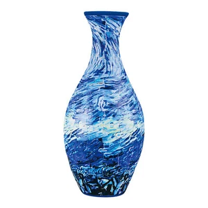 3D Puzzle Vase 3D Vase Puzzle Jigsaw Puzzle Flower Vase Puzzle Waves Pattern - Picture 1 of 12