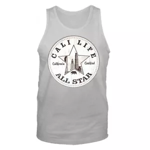 Camiseta sin mangas gráfica The Golden State California Republic Cali Life All Star - Imagen 1 de 8