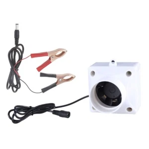 12V 50mm 48W Blower Fan With Battery Clamps For Continuous Operation Ventilation - Bild 1 von 8
