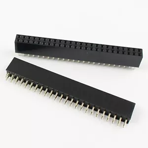5Pcs 2.54mm Pitch 2x24 Pin 48 Pin Female Double Row Straight Pin Header Strip - Picture 1 of 5