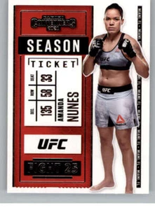 Biglietto Stagione 2021 Panini Chronicles Base Contenders #7 Amanda Nunes UFC 43052 - Foto 1 di 2