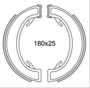 GANASCE FRENO 180X25 J1073 GF1090 GF180X25 TRIUMPH 66>70 - Foto 1 di 1