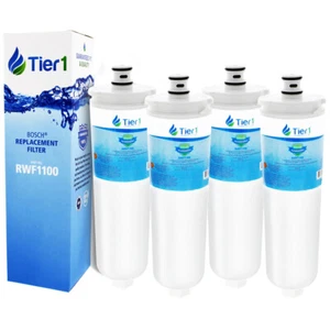 Fits Bosch CS-52 640565 Comparable Tier1 Refrigerator Water Filter 4 Pack - Picture 1 of 10