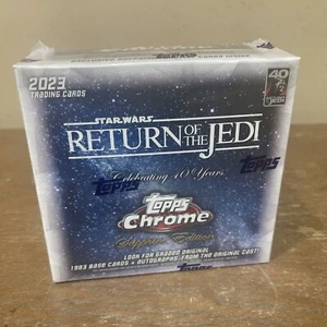 2023 Topps Cromo Star Wars Return of the Jedi Edición Zafiro Caja Sellada ð· - Imagen 1 de 5