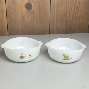 Set Of 2 Vintage Anchor Hocking Fire King Cereal Bowls BC Comics by Johnny Hart - Picture 1 of 17