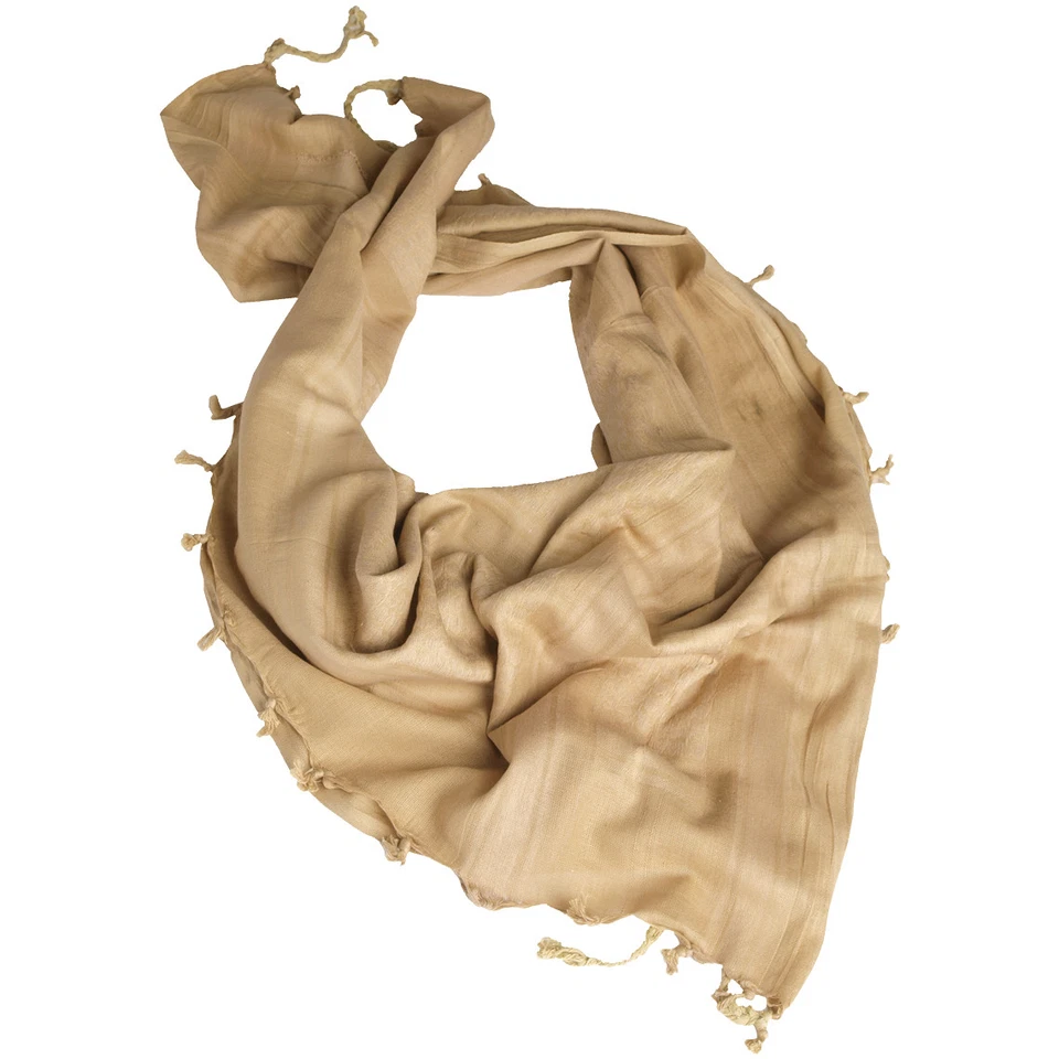 SCIARPA MILITARE KEFIAH SHEMAG MIL-TEC DI COLORE COYOTE TAN 100 COTONE
