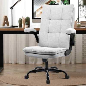 BASETBL Executive Office Chair with Flip-up Armrest, Office Chair for Home, Desk - Picture 1 of 9