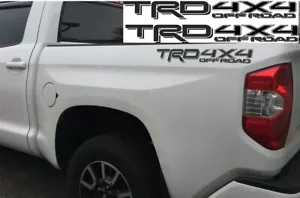 TRD 4x4 OFF ROAD Toyota Tacoma Tundra Vinyl Decals Stickers - Picture 1 of 1