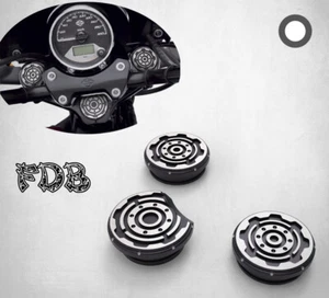 Fit H-D 2015-2019 Street XG Smashing Gear Fork Tube & Steering Stem Cover - Imagen 1 de 9