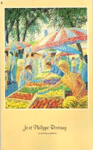 Rare 1990 Dessert Menu LA BONNE AUBERGE Jo et Philippe Rostang Antibes France - Picture 1 of 4