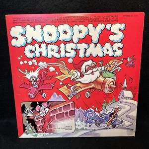 Snoopy's Christmas Jingle the Mouse Tinkerbell Records SX 1731 1973 Vinyl LP X - Foto 1 di 22