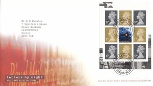 (101851) Letters by Night Booklet Pane London NW10 2004 - Picture 1 of 1