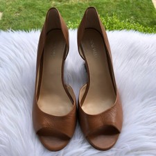 nine west closed toe wedges