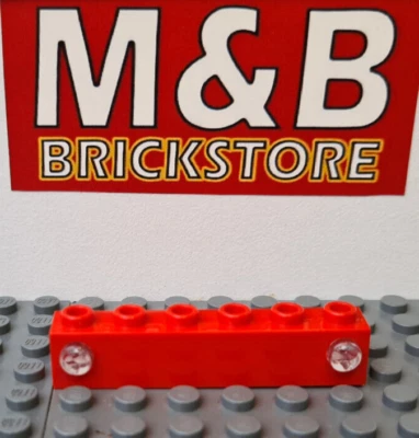 Lego City Technic Power Functions light & sound Licht Stein 1x6 rot       #1201# - Bild 1 von 2