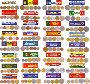 160 Coin Collection | 32 Unique World Countries | Mega Pack | High Value - Picture 1 of 3