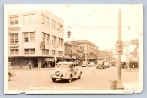 Postales J97/Bellingham Washington RPPC c1910 tiendas de escenas callejeras 133 - Imagen 1 de 4