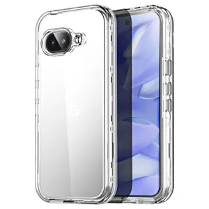 Für Google Pixel 9a durchsichtige robuste stoßfeste 3-lagige Kissen Handyhülle - Bild 1 von 12