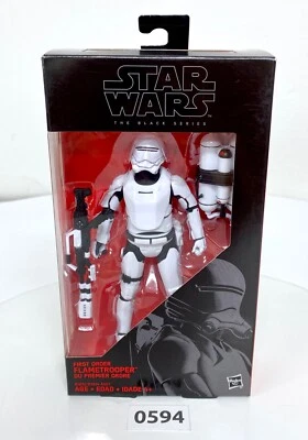 Star Wars The Black Series #16 First Order Flametrooper 6" in Figure Hasbro - Image 1 of 4