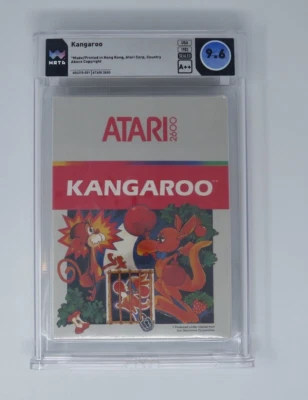 Unopened Kangaroo Atari 2600 Sealed Video Game! Wata Graded 9.6 A++ Seal 1983 - Image 1 of 4