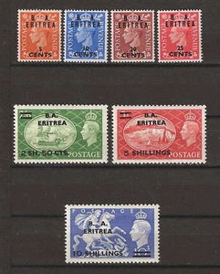 BOIC/ERITREA 1951 SG E26/E32 MNH - Picture 1 of 2