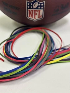 Football Lace - Various Colors - Football Repair Lacing - NFL NCAA CFL Youth FB - Picture 1 of 15