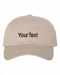 CUSTOM Embroidered YOUR TEXT Hat Low Profile Adjustable 2020 - Picture 1 of 11