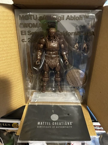 Virgil Abloh x He-Man Collector Figure Mattel Creations MOTU He-Man NIB Cover